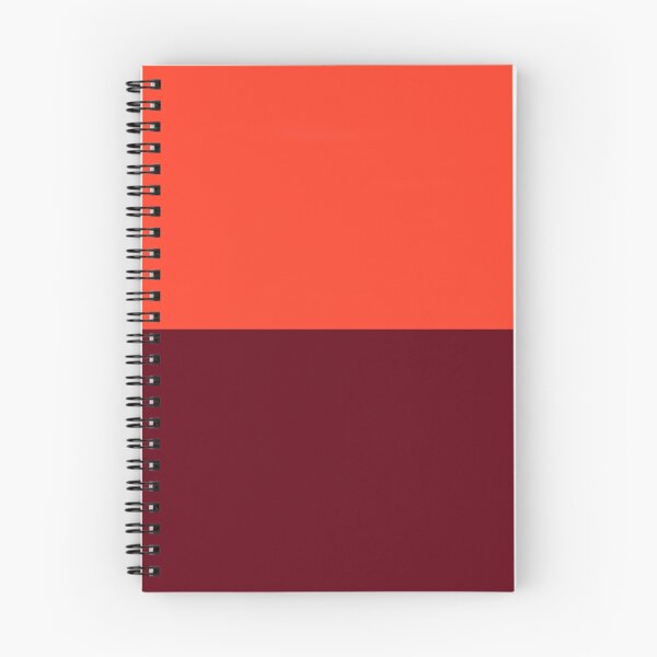 Item preview, Minimalist Bold Red Orange and Deep Maroon Color Block designed and sold by pluielegere.