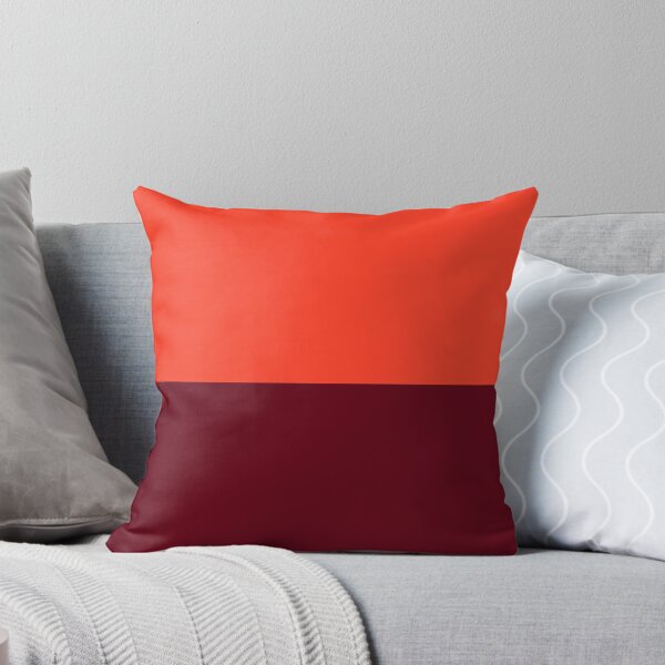 Item preview, Minimalist Bold Red Orange and Deep Maroon Color Block designed and sold by pluielegere.