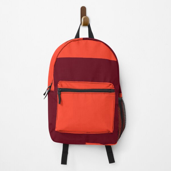 Item preview, Minimalist Bold Red Orange and Deep Maroon Color Block designed and sold by pluielegere.