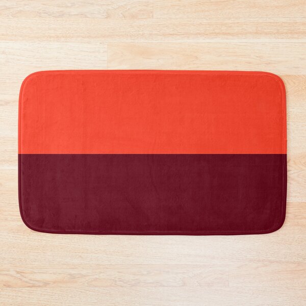 Item preview, Minimalist Bold Red Orange and Deep Maroon Color Block designed and sold by pluielegere.