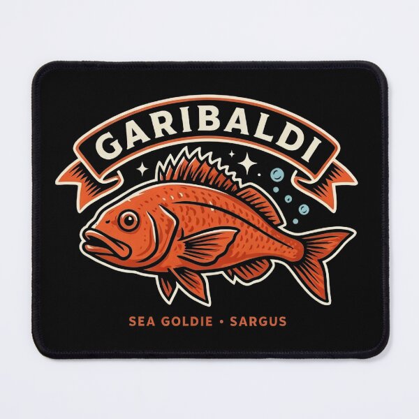 Item preview, Vintage Saltwater Garibaldi Fish Shirt Retro Fishing Graphic Ocean Angler Gift Marine Life Design Coastal Fisherman designed and sold by ByPawel.