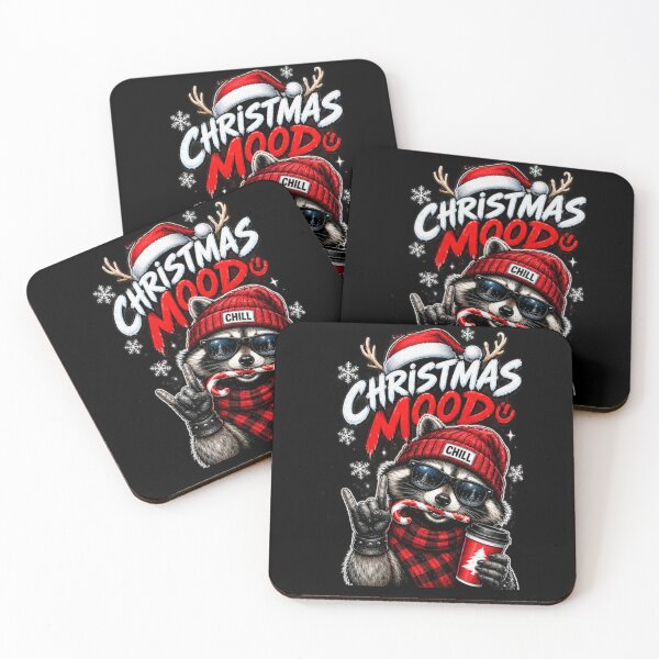 Item preview, Christmas Mood Raccoon t_shirt designed and sold by happyshirt27.