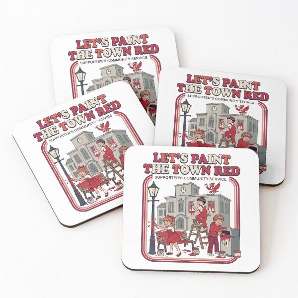 Artikelvorschau, Lasst uns die Stadt rot färben! LFC Liverpool FC Vintage-Retro-Ästhetik der 70er Jahre entworfen und verkauft von Red-since-1892.