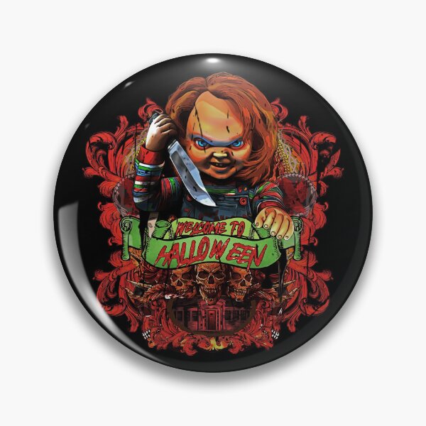 Item preview, Red Gothic Frame Evil Killer Doll Spooky Season designed and sold by Anselle.