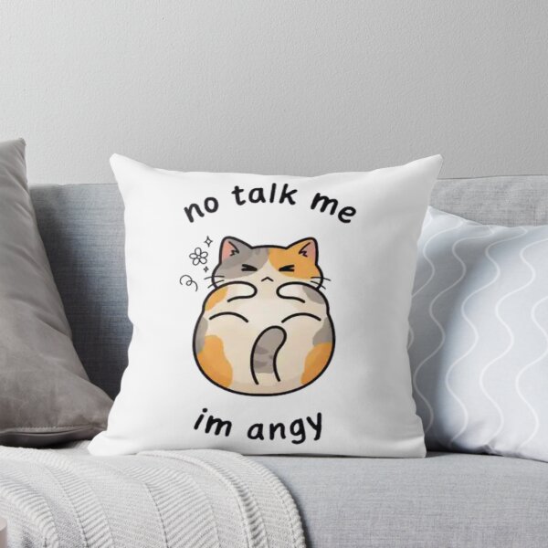 Item preview, No Talk Me Cursed Kawaii Cat designed and sold by Charonde.