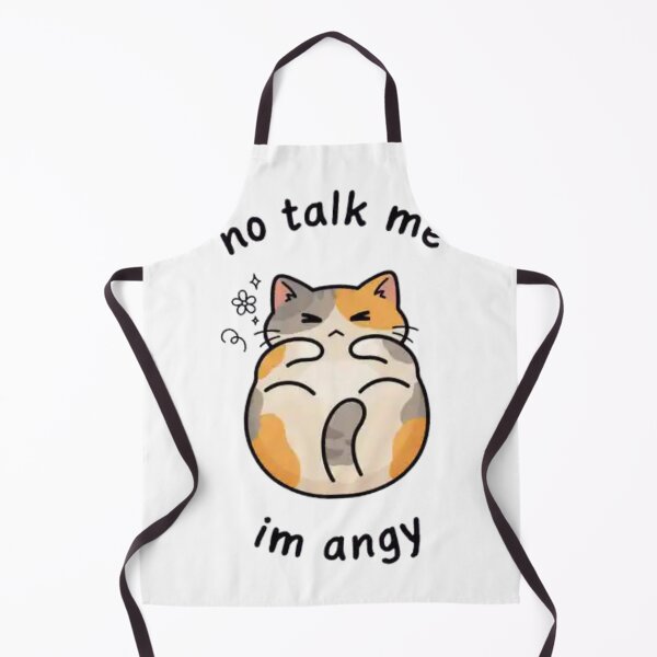 Item preview, No Talk Me Cursed Kawaii Cat designed and sold by Charonde.