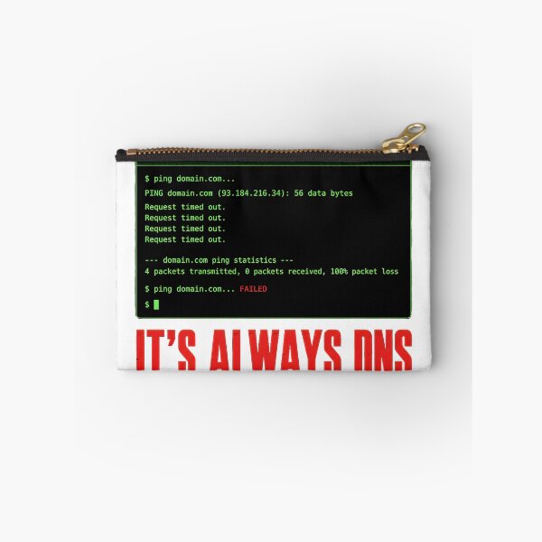Item preview, Its Always DNS Funny Sysadmin IT Network Engineer designed and sold by ThirdShiftLab.