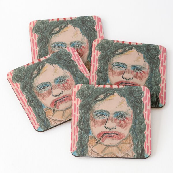Item preview, Sad clown circus girl  designed and sold by MadaFaCose.