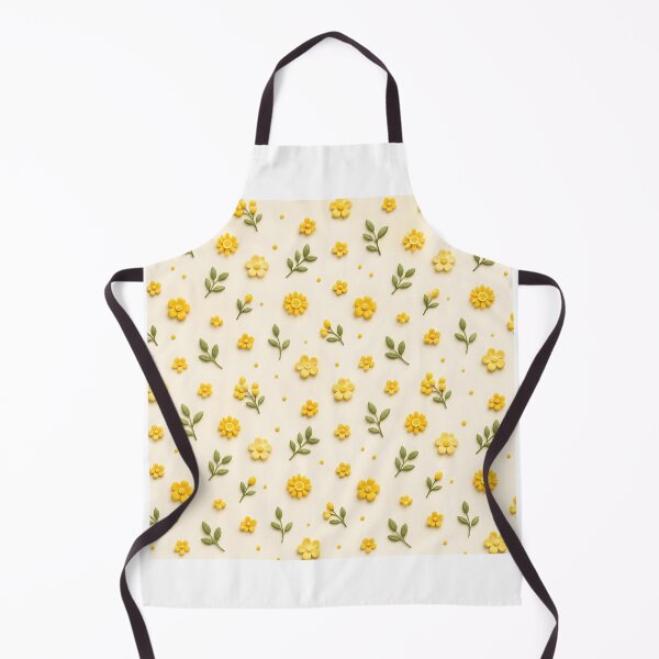 Item preview, Cute Yellow 3D Flower Pattern designed and sold by loukaidigitals.