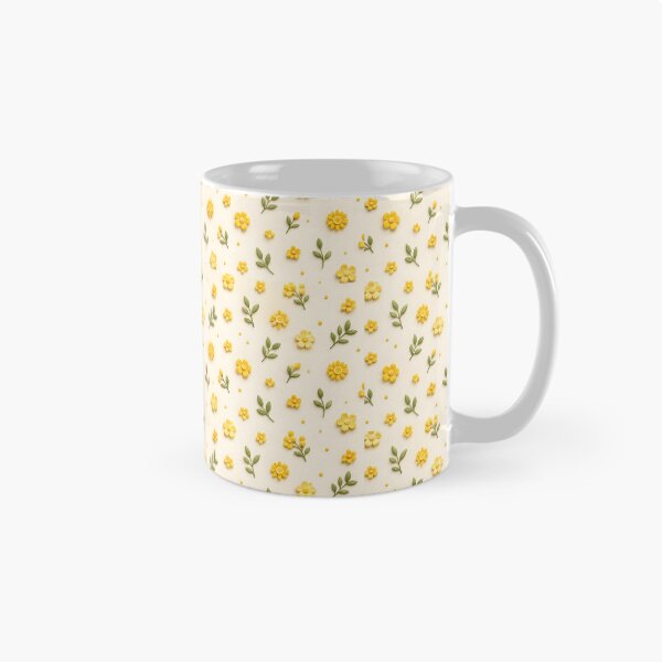 Item preview, Cute Yellow 3D Flower Pattern designed and sold by loukaidigitals.
