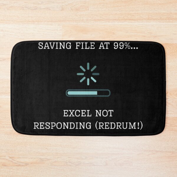 Item preview, Excel Not Responding Redrum Funny Office Horror Parody designed and sold by Mircea786.