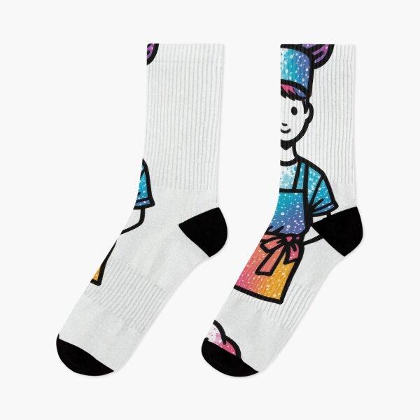 Item preview, Little chef with colorful apron and hat designed and sold by Mianku | Für das Leben.