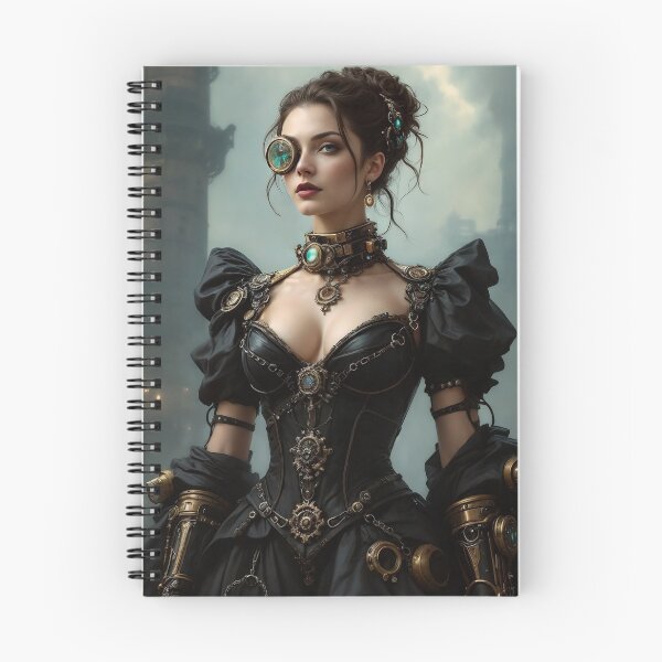 Item preview, The Enigmatic Duchess - Steampunk Portrait designed and sold by Bibi Design.