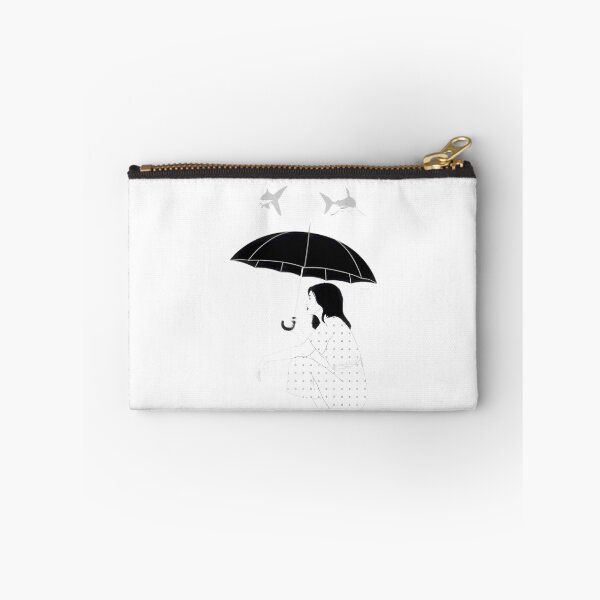 Item preview, Under A Bad Day Umbrella: Sharks Overhead Art designed and sold by dagdagcarole.