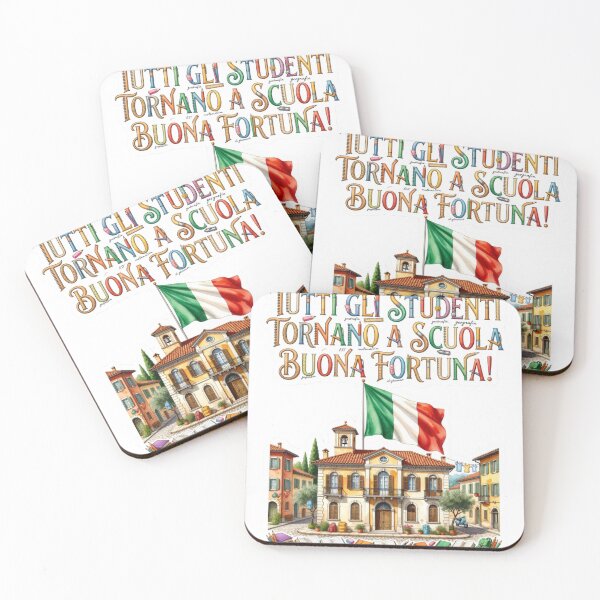 Item preview, Italy Back To School Sticker designed and sold by Imaginarium of Chaos falcon88 .