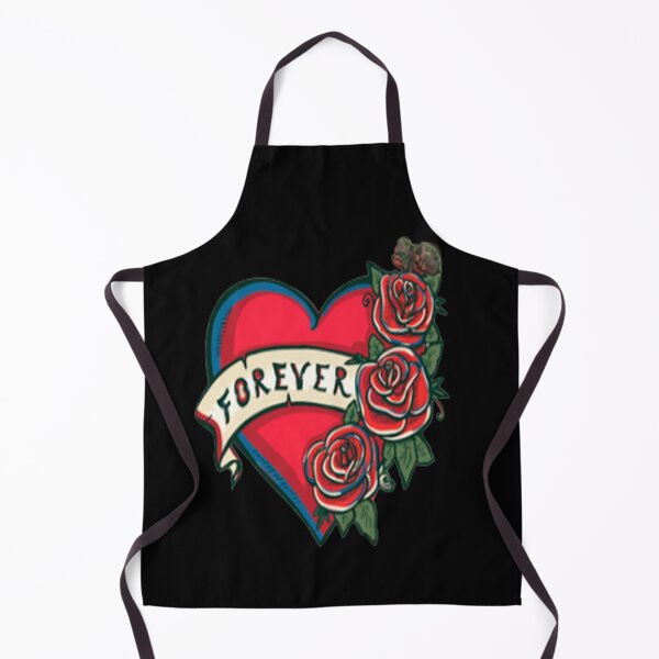 Item preview, Forever Love Heart with Red Roses – Romantic Floral Design designed and sold by TroviTutto.
