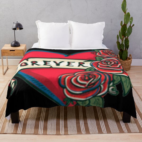 Item preview, Forever Love Heart with Red Roses – Romantic Floral Design designed and sold by TroviTutto.
