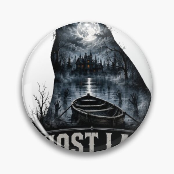 Item preview, Ghost Lake Stay Out Of Water Labrador Halloween Double Exposure designed and sold by KnrNazimTHRE4DS.