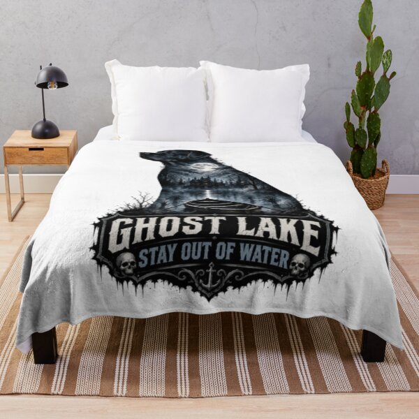 Item preview, Ghost Lake Stay Out Of Water Labrador Halloween Double Exposure designed and sold by KnrNazimTHRE4DS.