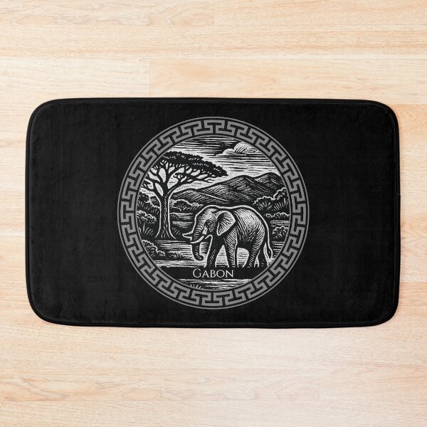Item preview, Gabon Vintage Woodcut Art designed and sold by Thistle-TShop.