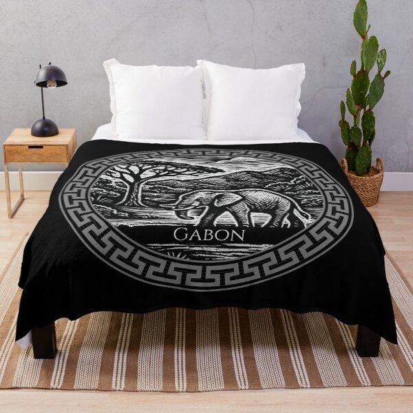 Item preview, Gabon Vintage Woodcut Art designed and sold by Thistle-TShop.