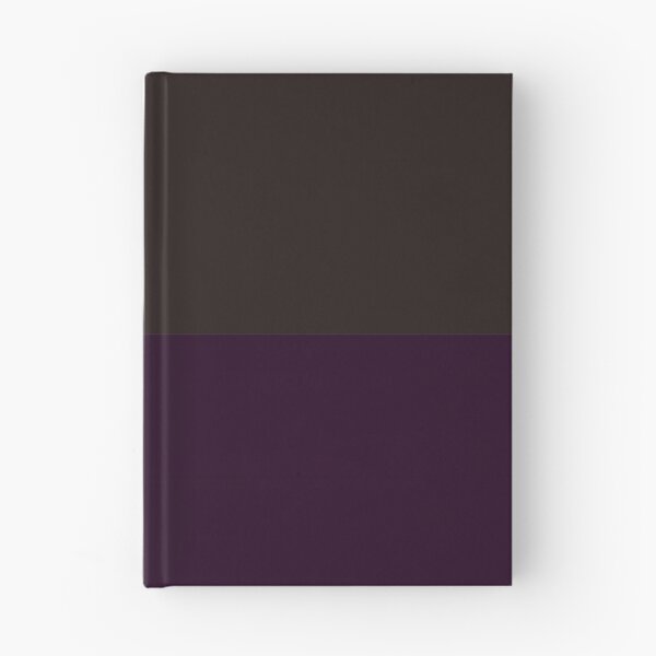 Item preview, Minimalist Dark Espresso and Deep Plum Purple Color Block designed and sold by pluielegere.