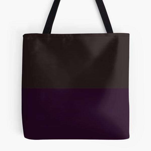 Item preview, Minimalist Dark Espresso and Deep Plum Purple Color Block designed and sold by pluielegere.