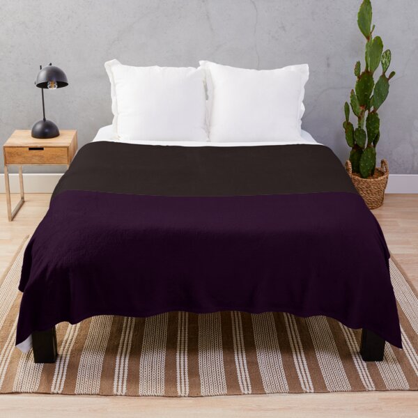 Item preview, Minimalist Dark Espresso and Deep Plum Purple Color Block designed and sold by pluielegere.