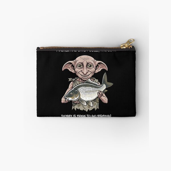 Item preview, Master Has Given Dobby A Carp - Funny Wizard Fishing Parody designed and sold by GeekAnglerStore.