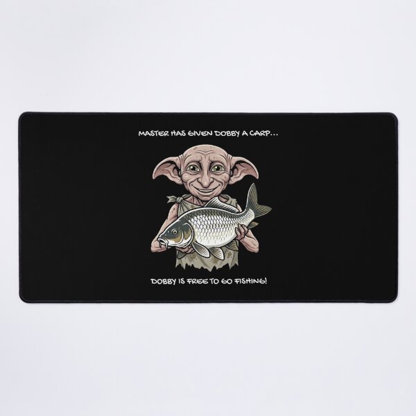 Item preview, Master Has Given Dobby A Carp - Funny Wizard Fishing Parody designed and sold by GeekAnglerStore.