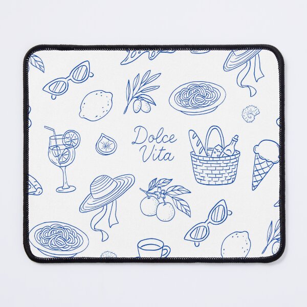 Item preview, Dolce Vita Italian Line Art Pattern designed and sold by jianina-alondra.