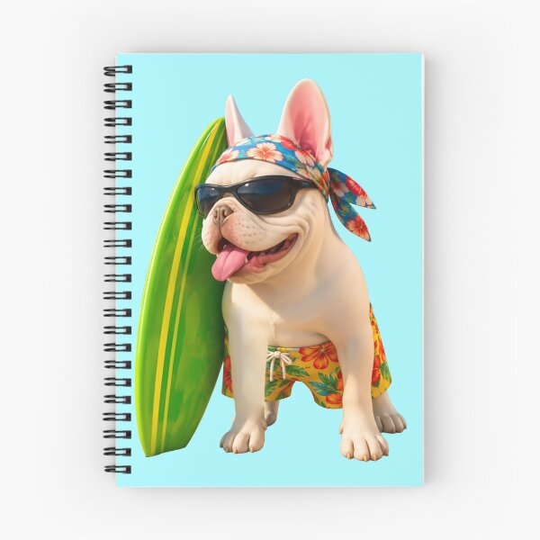Item preview, French Bulldog ‘SURFING DUDE’ designed and sold by SmARTNiki.