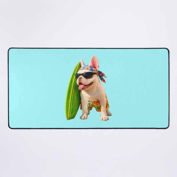 Item preview, French Bulldog ‘SURFING DUDE’ designed and sold by SmARTNiki.