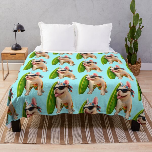 Item preview, French Bulldog ‘SURFING DUDE’ designed and sold by SmARTNiki.