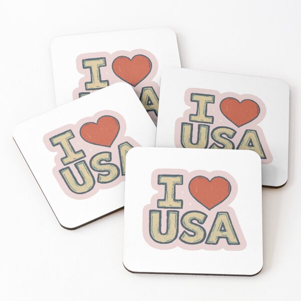 Item preview, I Love USA  designed and sold by PamLeeDesign.