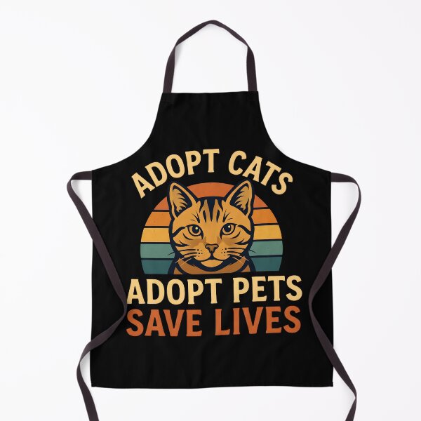 Item preview, Adopt Cats Adopt Pets Save Lives Animal Rescue Retro Tabby Cat Sunset designed and sold by Photo-Sphere101.