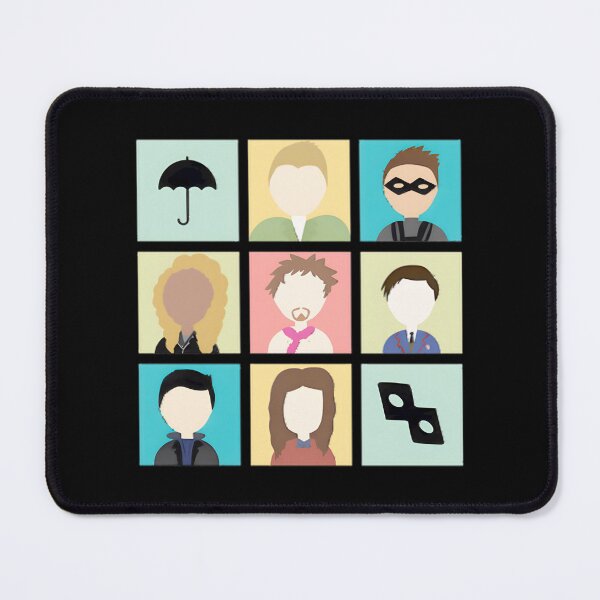 Item preview, The Umbrella Academy Color Icons designed and sold by dagdagcarole.