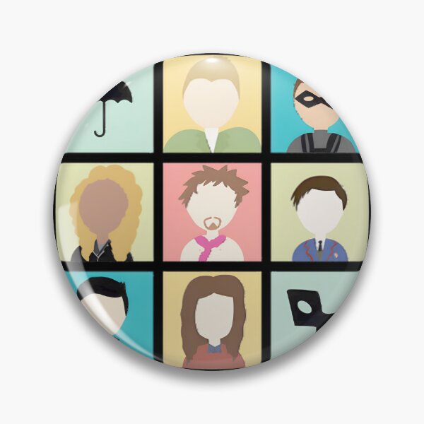 Item preview, The Umbrella Academy Color Icons designed and sold by dagdagcarole.