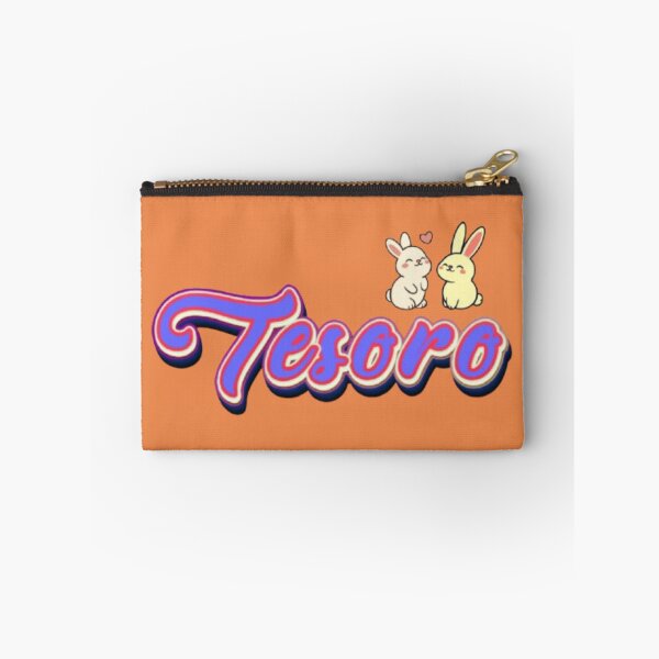 Item preview, Lindo diseño tipográfico de estética retro con conejito Tesoro Love designed and sold by Miheerala.