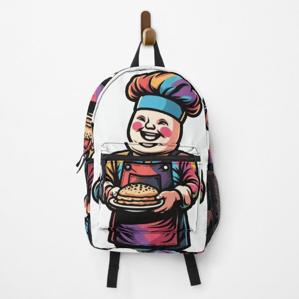 Item preview, A cheerful cook holds a freshly baked loaf of bread. designed and sold by Mianku | Für das Leben.