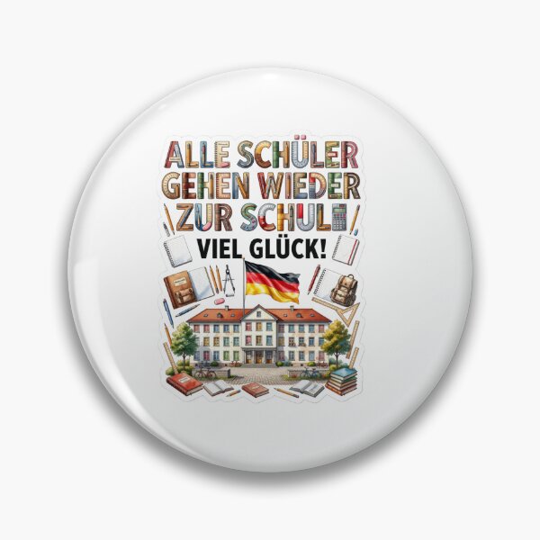 Item preview, Germany Back To School Sticker designed and sold by Imaginarium of Chaos falcon88 .
