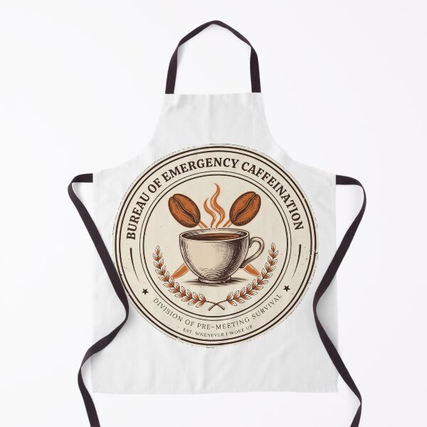 Item preview, Bureau of Emergency Caffeination - Funny Coffee Lover Badge designed and sold by HeeShirt.