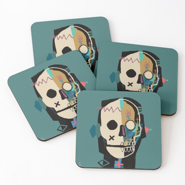 Item preview, Abstract Glitch Skull Portrait designed and sold by MikZviagin.