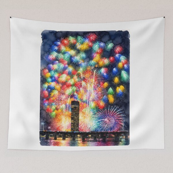 Item preview, Lake Biwa Great Fireworks Festival designed and sold by HOMETOWN86.