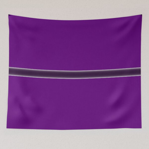 Item preview, Minimalist Electric Purple with 3D Neon Horizon Stripe designed and sold by pluielegere.