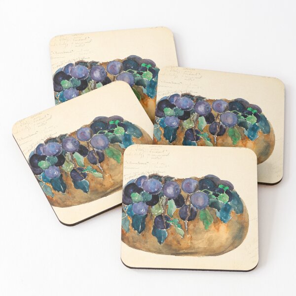 Item preview, Design for Enamel "Plum" Bowl by Louis C. Tiffany designed and sold by SHappe.