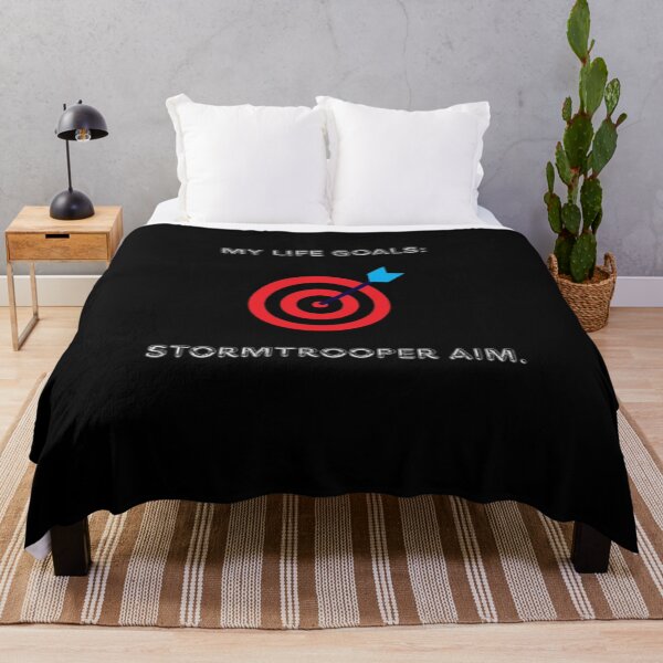 Item preview, My Life Goals Stormtrooper Aim Funny Sci Fi Parody designed and sold by Mircea786.