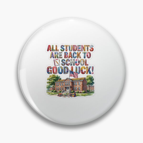 Item preview, USA Back To School Sticker designed and sold by Imaginarium of Chaos falcon88 .