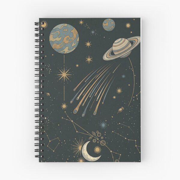 Item preview, Retro Solar System – Mid-Century Modern Planets & Stars Vintage Space Art Print designed and sold by @SHINTOSARTSTORE.
