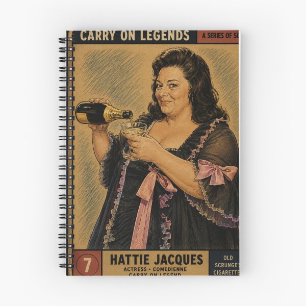 Artikelvorschau, Hattie Jacques - Carry On Sammelkarten entworfen und verkauft von halibutgoatramb.